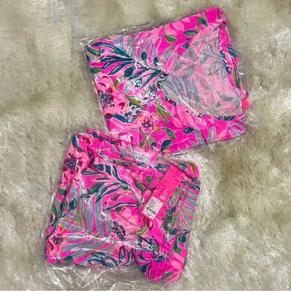 NWT NIP Lilly Pulitzer I'm Feline Fine PJ PANTS & LONG SLEEVE TEE PJ  Set - Picture 5 of 5